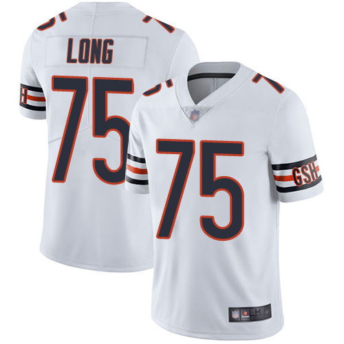 Chicago Bears Limited White Men Kyle Long Road Jersey NFL Football 75 Vapor Untouchable